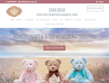 Tablet Screenshot of cami-bear.com